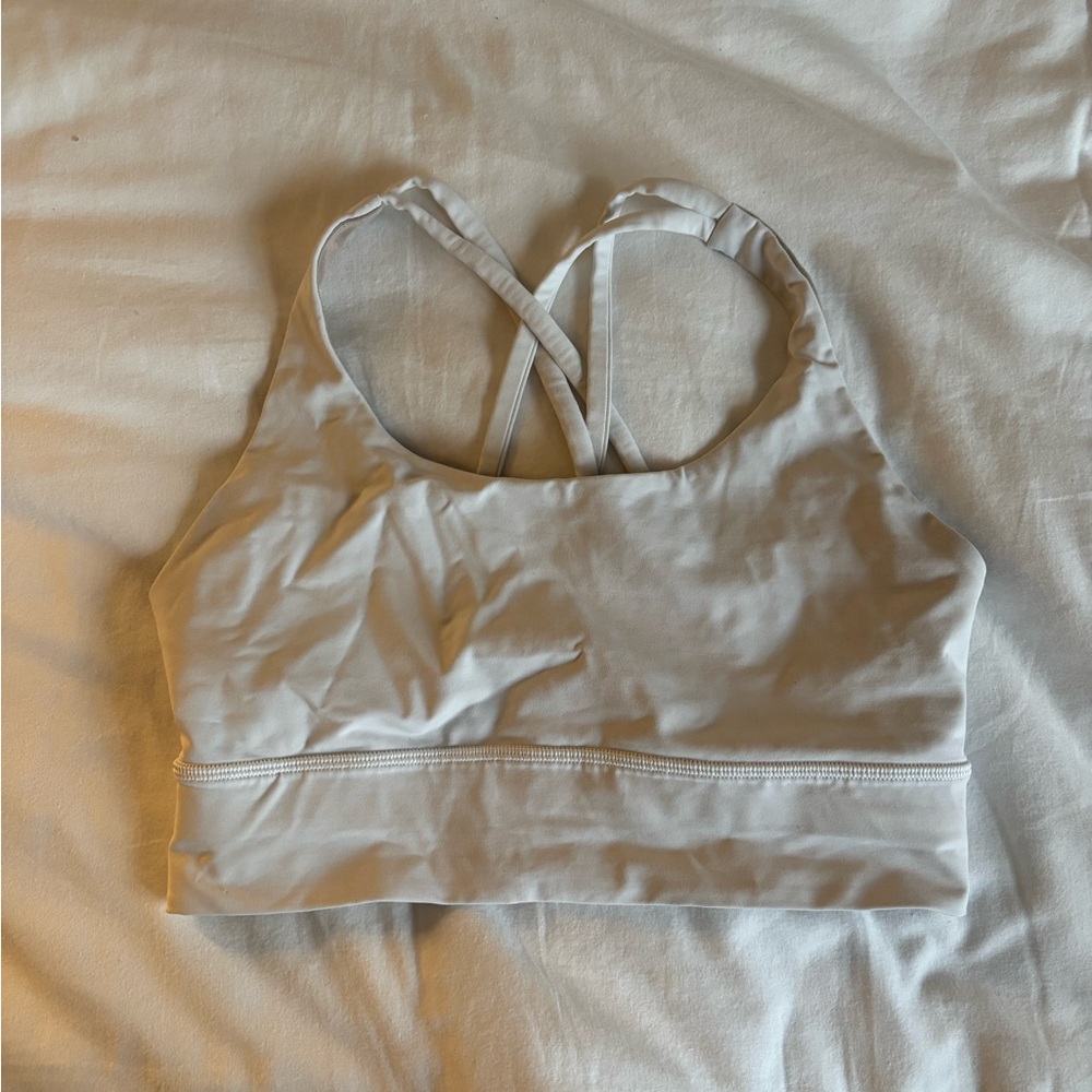 Lululemon White Sports Bra